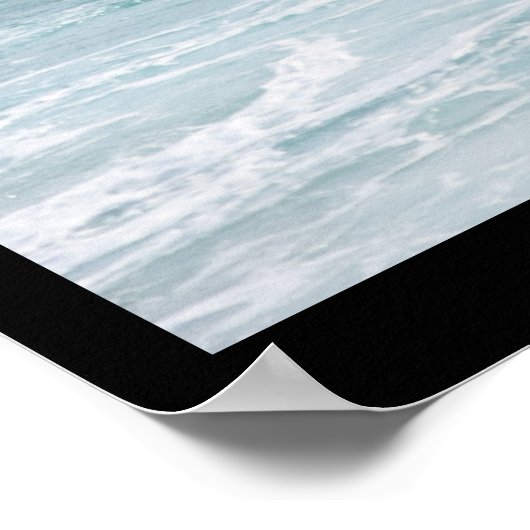 Meereswellen-Poster Poster (Ecke)