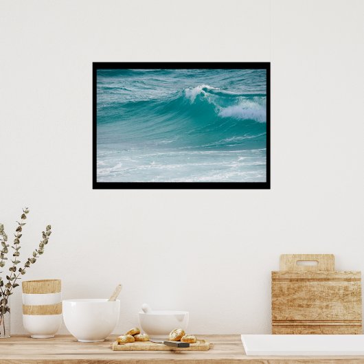 Meereswellen-Poster Poster (Küche)