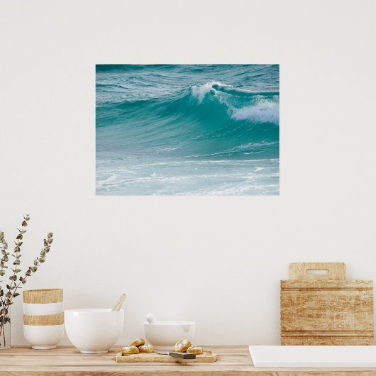 Meereswellen-Poster Poster (Küche)