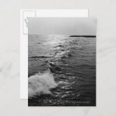 Meereswellen Postkarte (Vorne/Hinten)