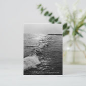 Meereswellen Postkarte (Stehend Vorderseite)