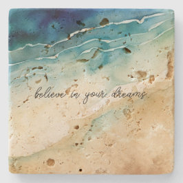 Meereswellen Steinuntersetzer