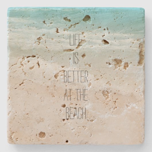 Meereswellen steinuntersetzer (Vorderseite)