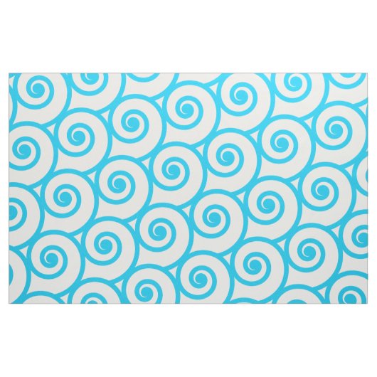 Meereswellen Stoff (Fat Quarter (45,7 x 55,9 cm))