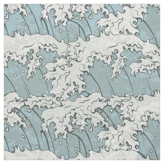 Meereswellen Stoff (Muster)