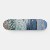Meereswellen Strandwasser blaue Welle Skateboard (Horizontal)