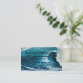 Meereswellen Surf Curl Sea Water Beach Surfen Visitenkarte (Stehend Vorderseite)