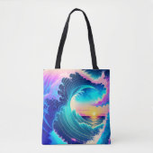 Meereswellen Tasche (Vorderseite)