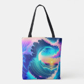 Meereswellen Tasche (Rückseite)