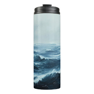 Meereswellen Thermosbecher