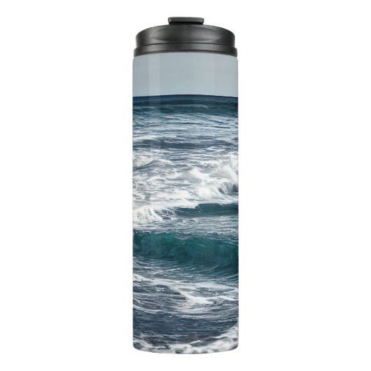 Meereswellen Thermosbecher (Vorderseite)