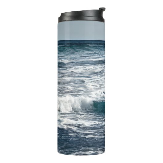 Meereswellen Thermosbecher (Nach links gedreht)