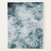 Meereswellen Tiefseestrand Natur Planer (Rückseite)