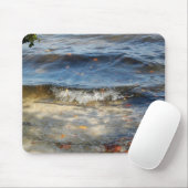 Meereswellen und Blätter Mousepad (Mit Mouse)