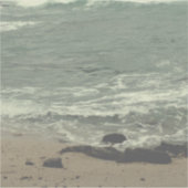 Meereswellen und Strand Aufkleber (Vorderseite)