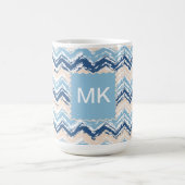 Meereswellen Zickzack Kaffeetasse (Mittel)
