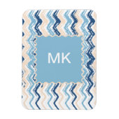 Meereswellen Zickzack Magnet (Vertikal)