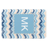 Meereswellen Zickzack Magnet (Horizontal)