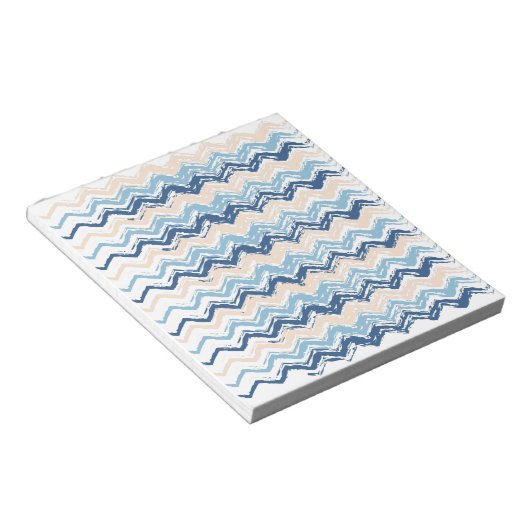 Meereswellen Zickzack Notizblock (angewinkelt)