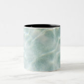 Meereswellen Zweifarbige Tasse (Mittel)