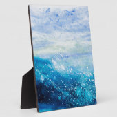 Meereswellenmalerei, Seeschaum Fotoplatte (Seite)