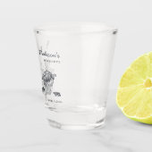 Meereswelt Bachelorette Wochenende Gastgeschenk Schnapsglas (Rechts)