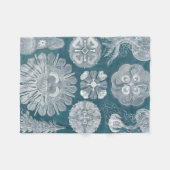 Meereswelt Blueprint IV Fleecedecke (Vorderseite (Horizontal))