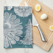 Meereswelt Blueprint IV Geschirrtuch (Viertel Falte)