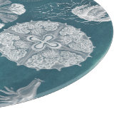 Meereswelt Blueprint IV Schneidebrett (Ecke)