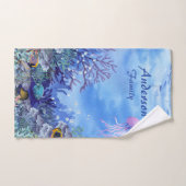 Meereswelt Deep Blue Unterwater Reef Badhandtuch Set (Handtuch)