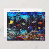 Meereswelt durch CBjork, Willkommen auf der Wärmez Postkarte (Vorne/Hinten)