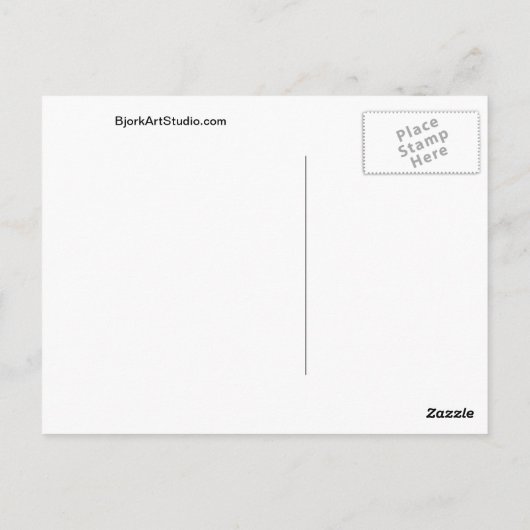 Meereswelt durch CBjork, Willkommen auf der Wärmez Postkarte (Rückseite)