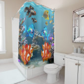 Meereswelt Duschvorhang (Beispiel)