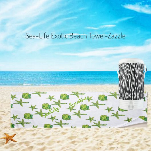 Meereswelt Exotic Strandtuch