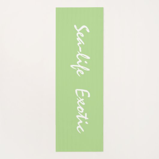 Meereswelt Exotic Yogamatte (Rückseite)