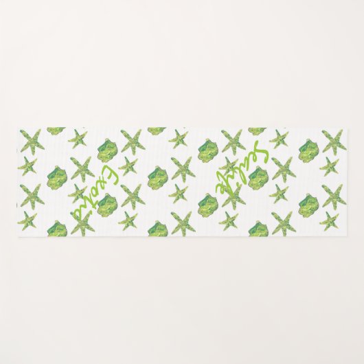 Meereswelt Exotic Yogamatte (Vorderseite (Horizontal))