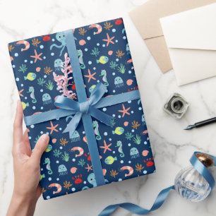 Meereswelt Geschenkpapier