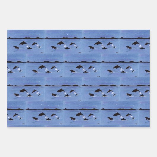 Meereswelt Geschenkpapier Set (Vorderseite 3)