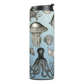 Meereswelt-kundenspezifische thermische Trommel Thermosbecher (Nach links gedreht)