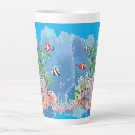 Meereswelt Milchtasse (Vorderseite)