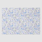 Meereswelt Moderne Wasserfarbe Seidenpapier (Vorderseite)