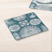 Meereswelt-Plan IV Rechteckiger Pappuntersetzer (angewinkelt)