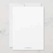 Meereswelt RED FISH BLUE FISH 12x18 Baby Dusche Einladung (Rückseite)