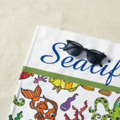 Meereswelt Strandhandtuch (Beispiel)