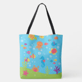 Meereswelt Tasche (Rückseite)