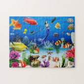 Meerfisch Meerjungfrau Ariel Meerjungfrau-Puzzle Puzzle (Horizontal)