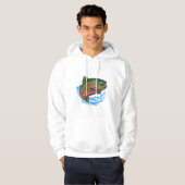 Meerforelle auf der Jagd nach Chrome-Forelle Hoodie (Vorne ganz)