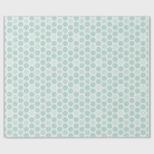Meergeometrisches Hexagon-Muster Geschenkpapier (Flach)