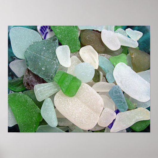 Meerglas Poster (Vorne)