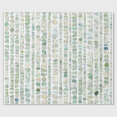 Meerglasstreifen Geschenkpapier (Flach)